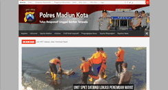 Desktop Screenshot of polresmadiunkota.com